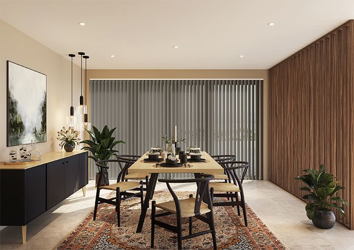 Trinity (Blackout), Mayan Brown - Vertical Blind - Image 8